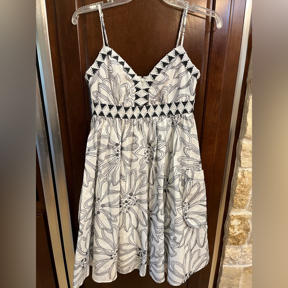 Muse black and white sundress